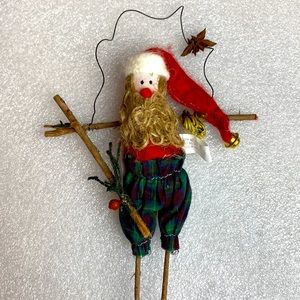 Strange stick figure Santa